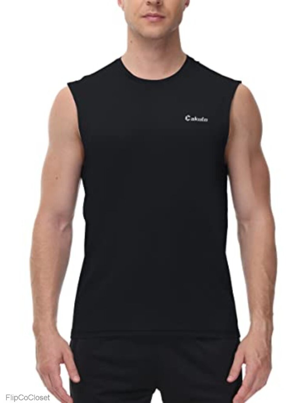 Men's Quick Dry Workout Tank Top Sleeveless Muscle Gym Shirt